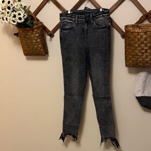 Flying Monkey Charcoal Cropped Jeans